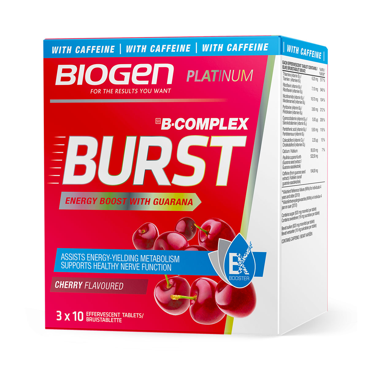 B-Complex Burst Fizzy Cherry - 30s