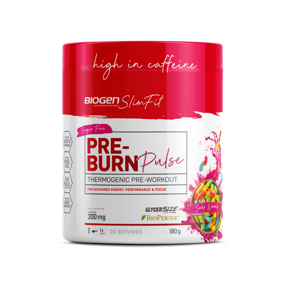Pre-Burn Pulse Thermogenic Pre-Workout - 180g / Assorted