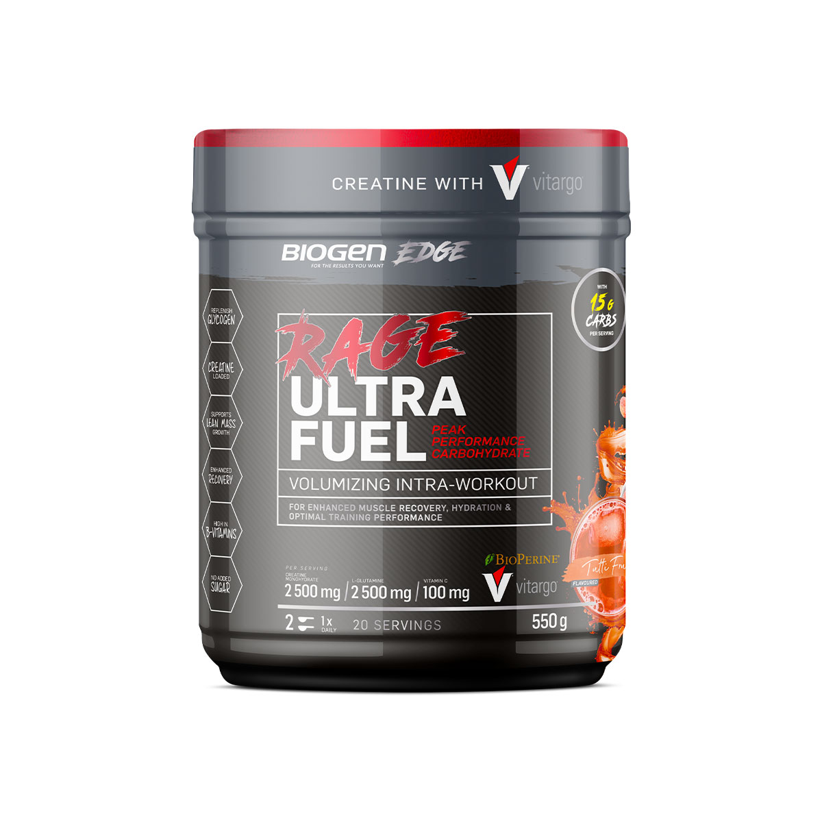 Rage Ultra Fuel Tutti Fruity - 550g