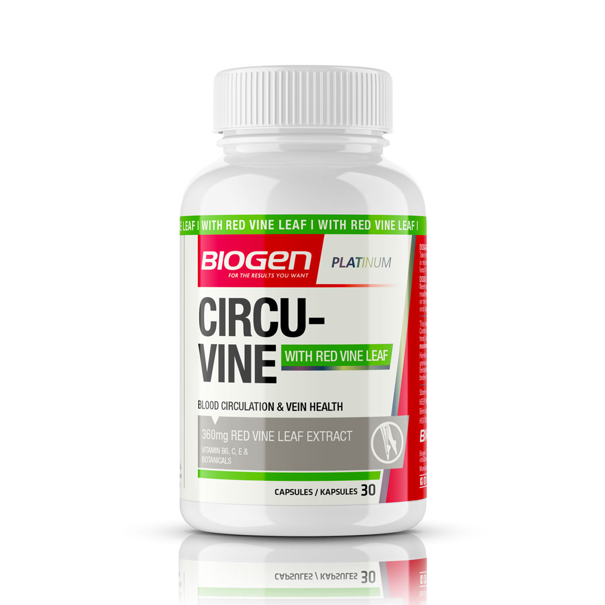 Circu-Vine Red Leaf Extract 350mg - 30 Caps